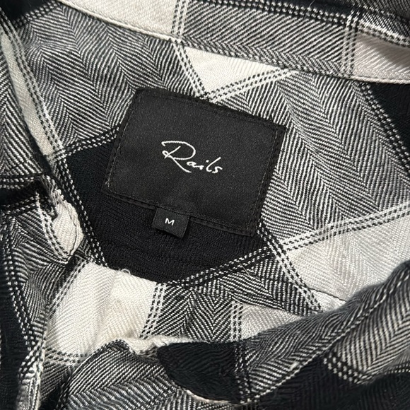 Womens Rails Hunter Plaid Ebony/ Ivory Buffalo check M - Picture 3 of 5